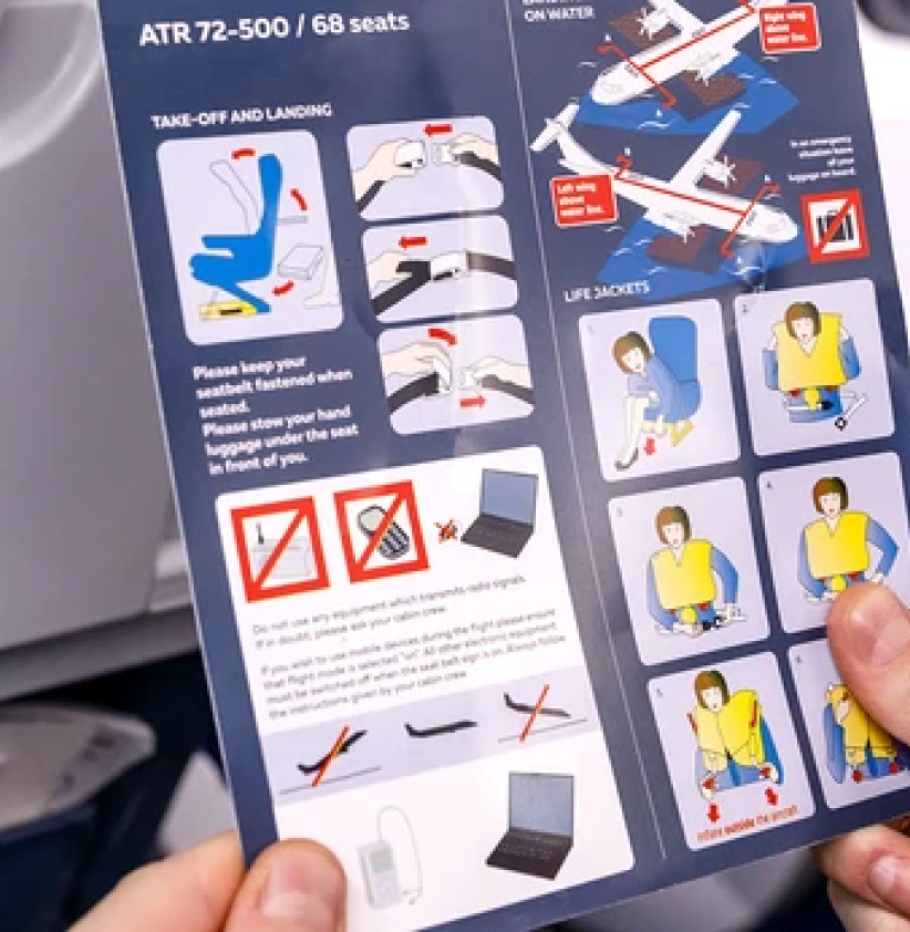 Airline Safety Pamphlet